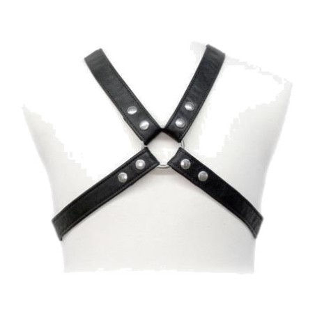 men's leather body harness lasic-in-garment