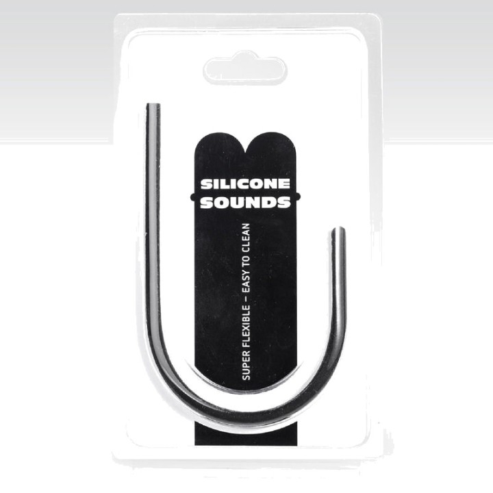 ALL BLACK Sonda uretral de silicona 6 MM