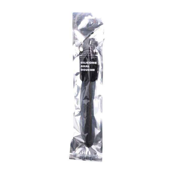 ALL BLACK Ducha anal de silicona 27 CM D-229330