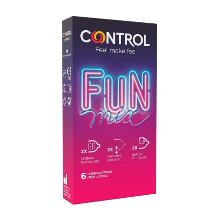 sortierte kondome mit kühl- und wärmeeffekt feel fun mix 6 uds