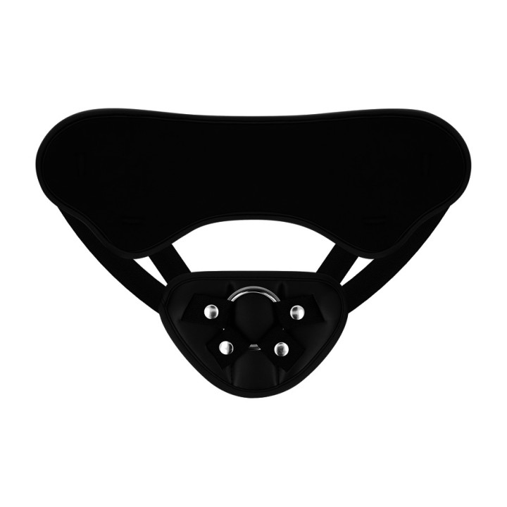 FETISH SUBMISSIVE Harness with remote-controlled vibrating