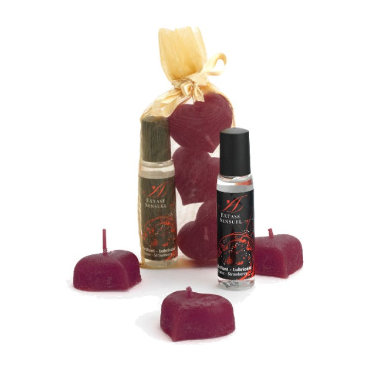 EXTASE SENSUAL Kit de massage nuits soie D-201734