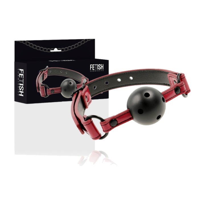 FETISH SUBMISSIVE Breathable ball gag DARK ROOM D-227421