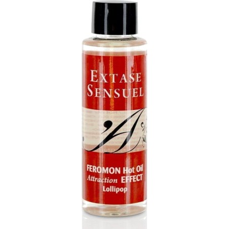 huile de massage effet chauffant aux phéromones 100 ml