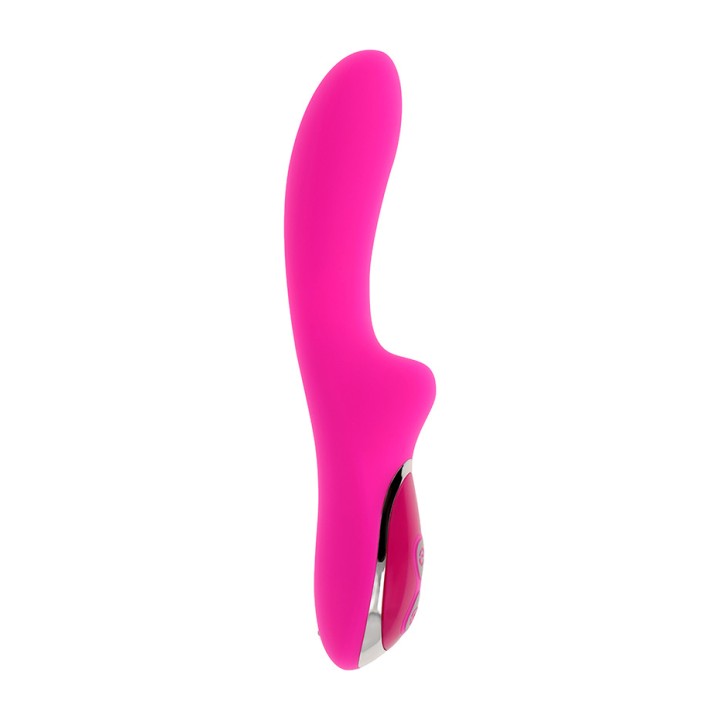 OHMAMA Vibrateur en silicone avec aimant à 10 vitesses 21 CM