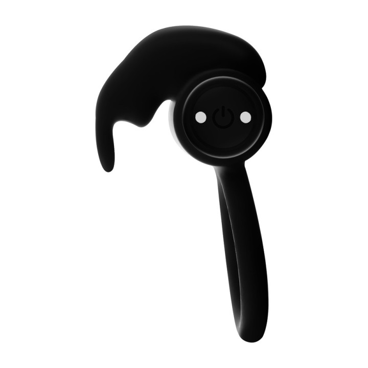 BLACKSILVER 10-mode rechargeable vibrating penis ring