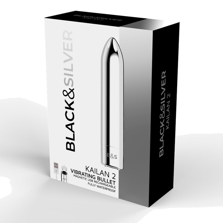 BLACKSILVER Bala vibradora magnética KAILAN-2 D-223178