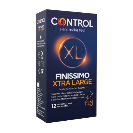 large thin condoms finissimo-xl 12 uds