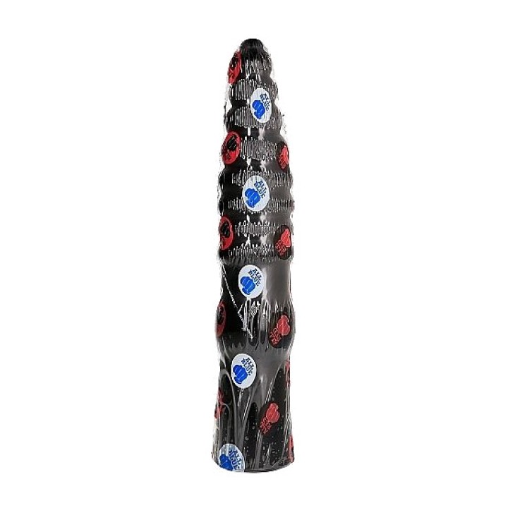 ALL BLACK Dildo anale 33 CM D-222821
