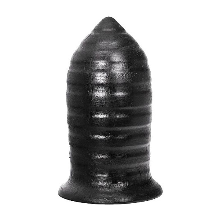ALL BLACK Länglicher Analplug mit abgerundeter Spitze 16 CM