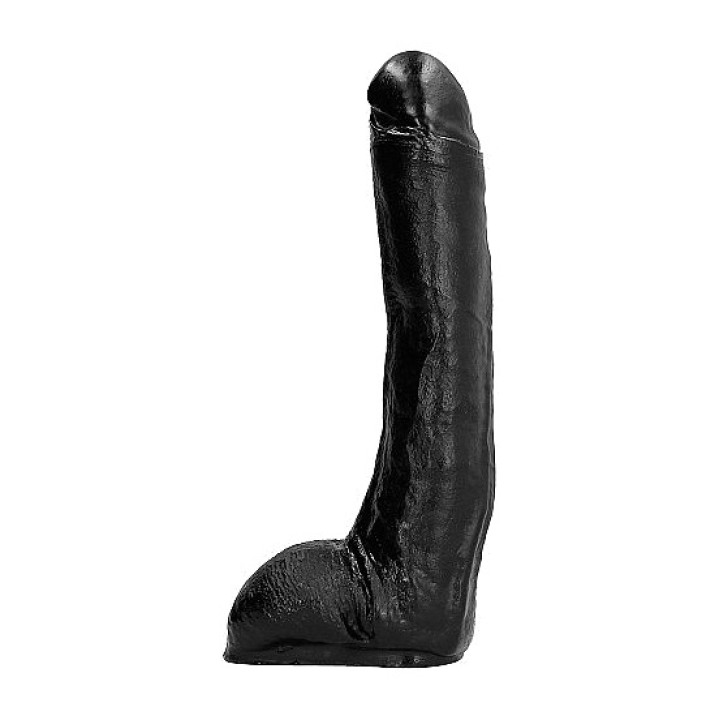 ALL BLACK Curved realistic penis DONG 29 CM D-222812
