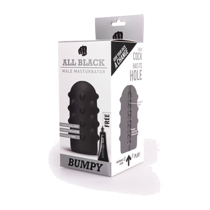 ALL BLACK Stimolatore maschile BUMPY D-229323
