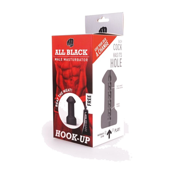 ALL BLACK Masajist pentru băieți HOOK-UP D-229320