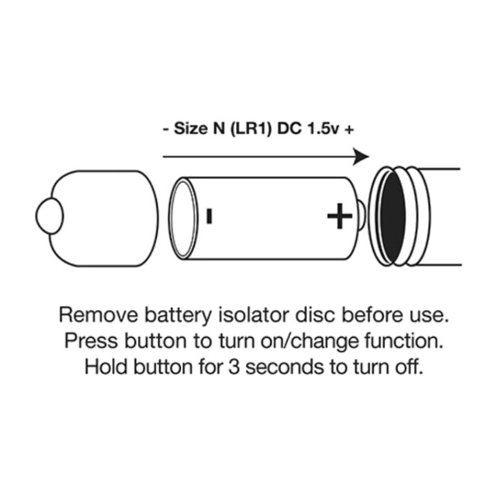 ROCKS-OFF Trillervibrator RO-80MM MIDNIGHT-METAL D-228433