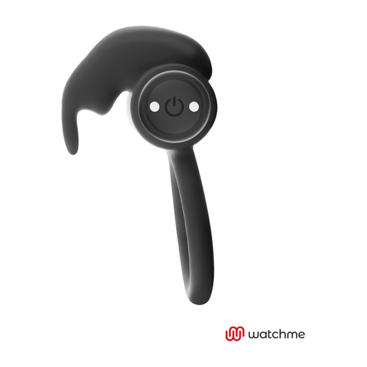 BLACKSILVER Vibrating ring for the penis with remote control