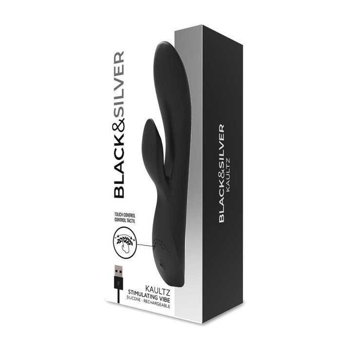 BLACKSILVER Rabbit vibrator with touch control KAULTZ-27855