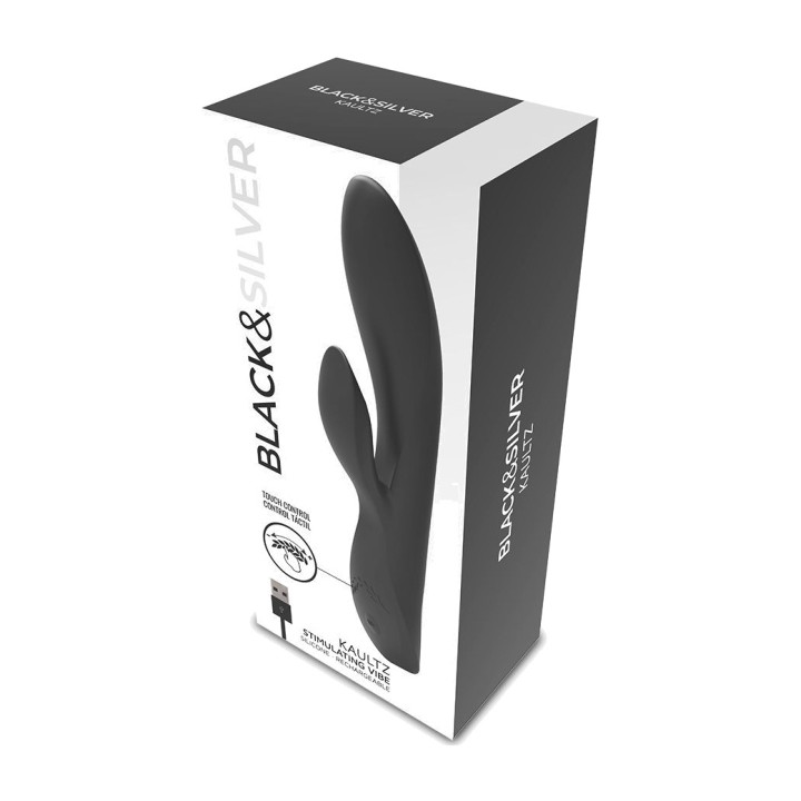 BLACKSILVER Rabbit vibrator with touch control KAULTZ-27855