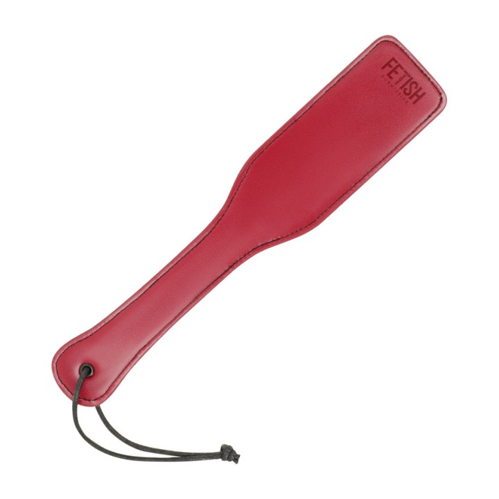 FETISH SUBMISSIVE Vegan leather paddle flogger with