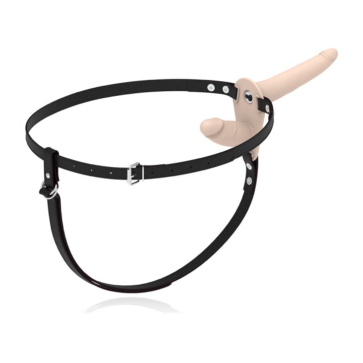 FETISH SUBMISSIVE Double-penetration harness with vibrator