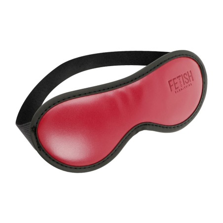 vegan leather blindfold with neoprene lining dark room