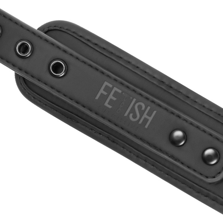 FETISH SUBMISSIVE Halskette mit Kette und Neoprenfutter