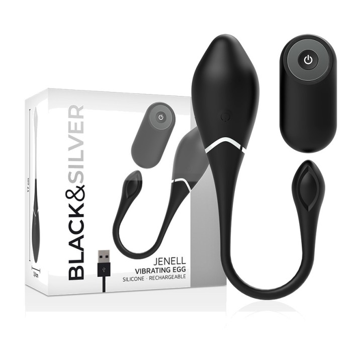 BLACKSILVER Rechargeable vibrating egg with remote control