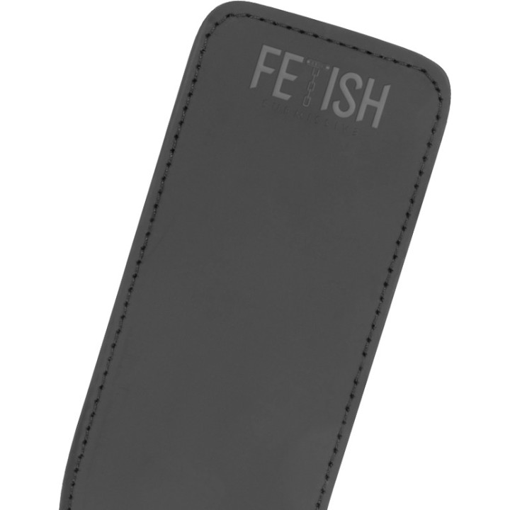 FETISH SUBMISSIVE Paddel-Peitsche aus veganem Leder mit
