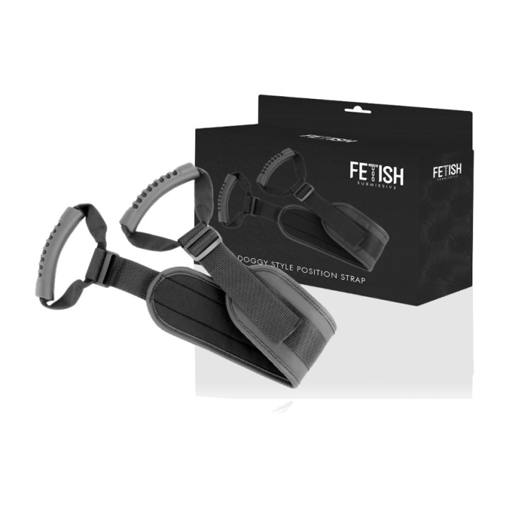 FETISH SUBMISSIVE Harnais pour position chien avec doublure