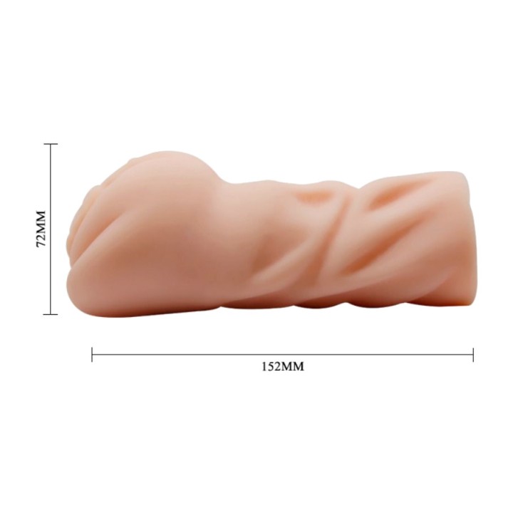 CRAZY BULL Mandeldild i vaginaskikkon MAVIS 15,2 CM D-218699