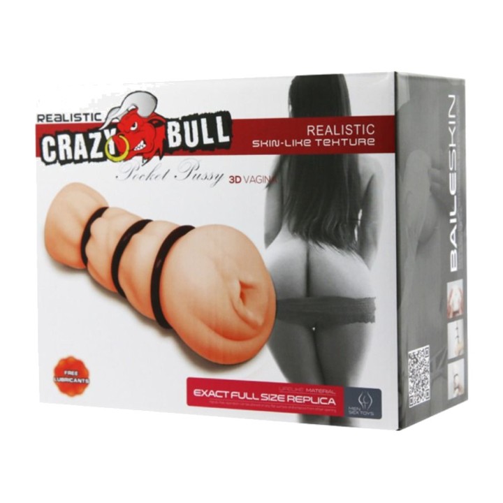 CRAZY BULL Stimulateur vaginal avec anneaux D-214867