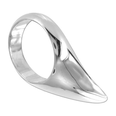 anillo de metal para pene con forma de lágrima teardrop-55mm