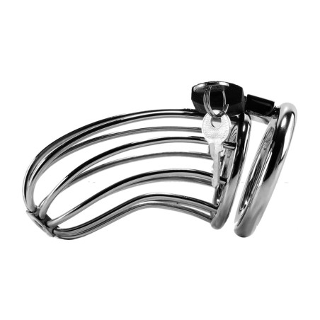 metal chastity cage with ring bird