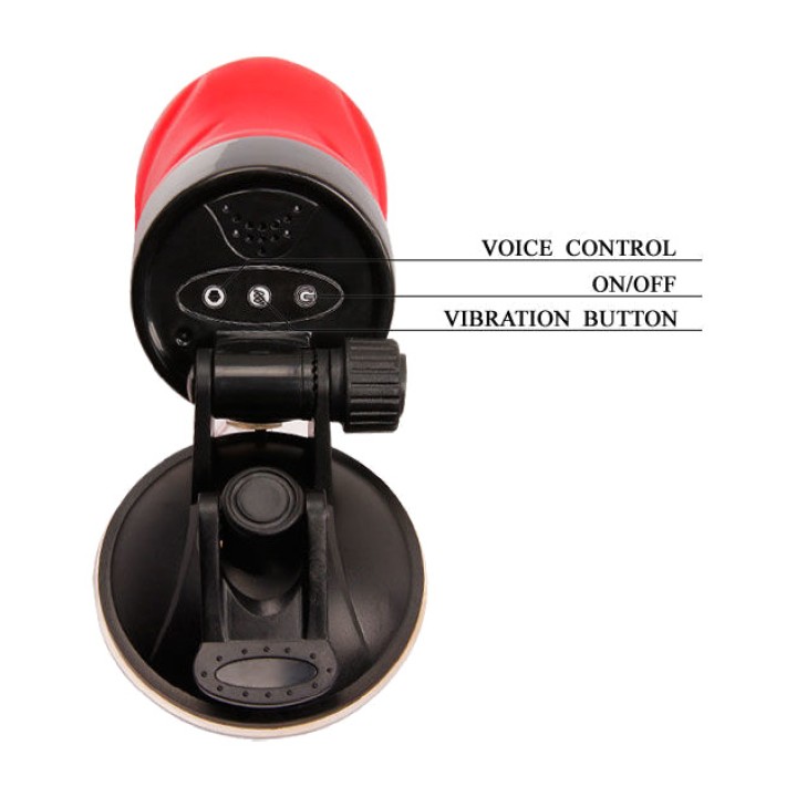 CRAZY BULL Masturbatore vaginale con base e voce D-205210