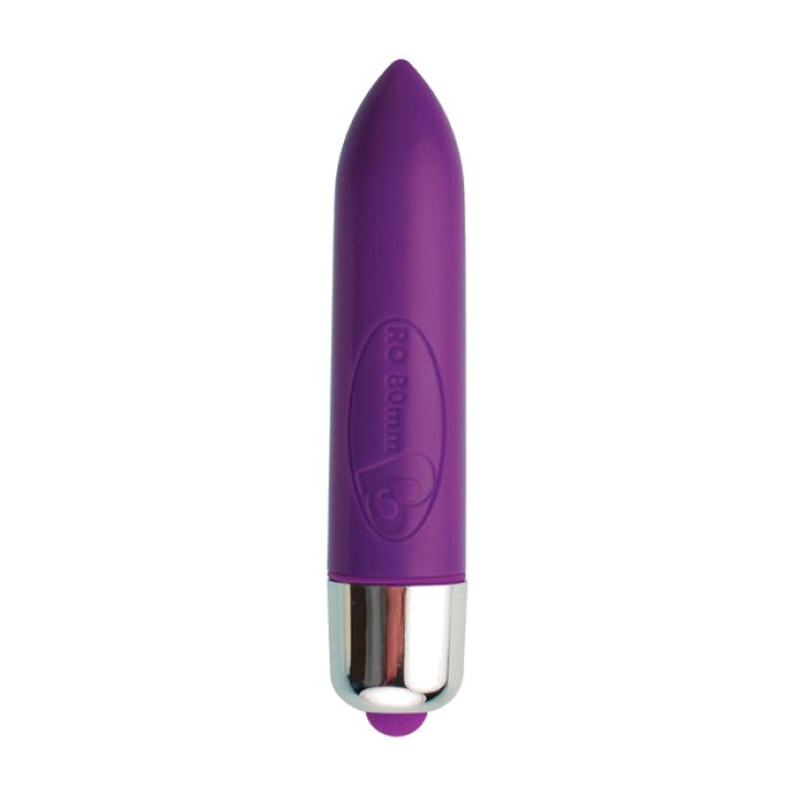 ROCKS-OFF 7-speed vibrating bullet with changing coloured