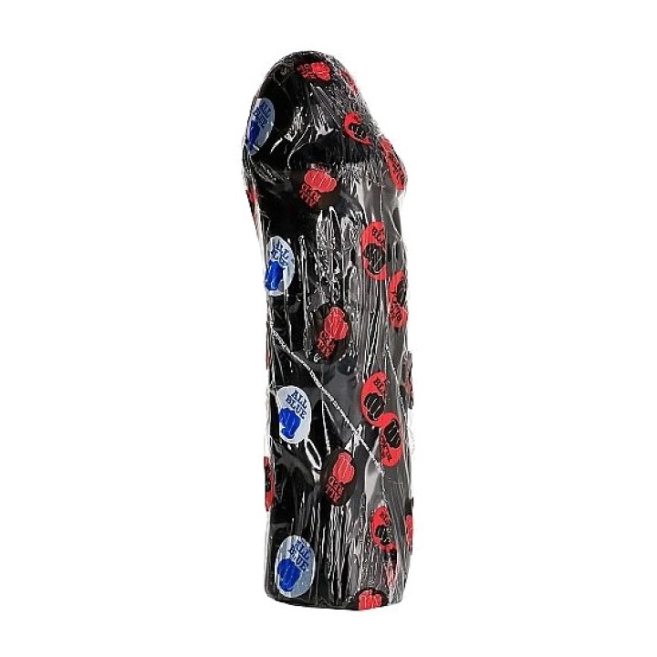 ALL BLACK Realistic penis without testicles DONG 28 CM
