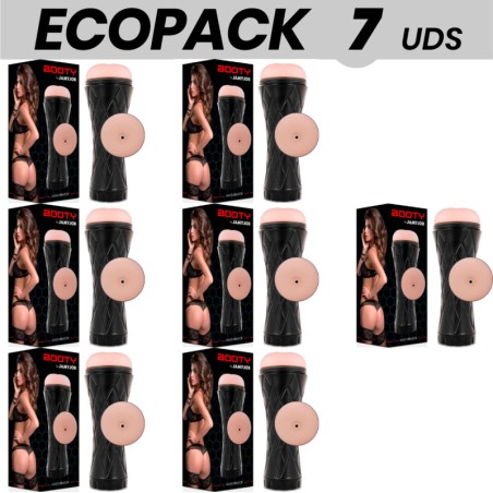 pack de 7 masturbadores masculinos con forma de ano ecopack booty