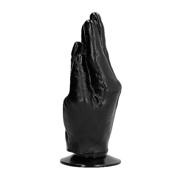 ALL BLACK Dildo de fisting en forme main 21 CM D-221760