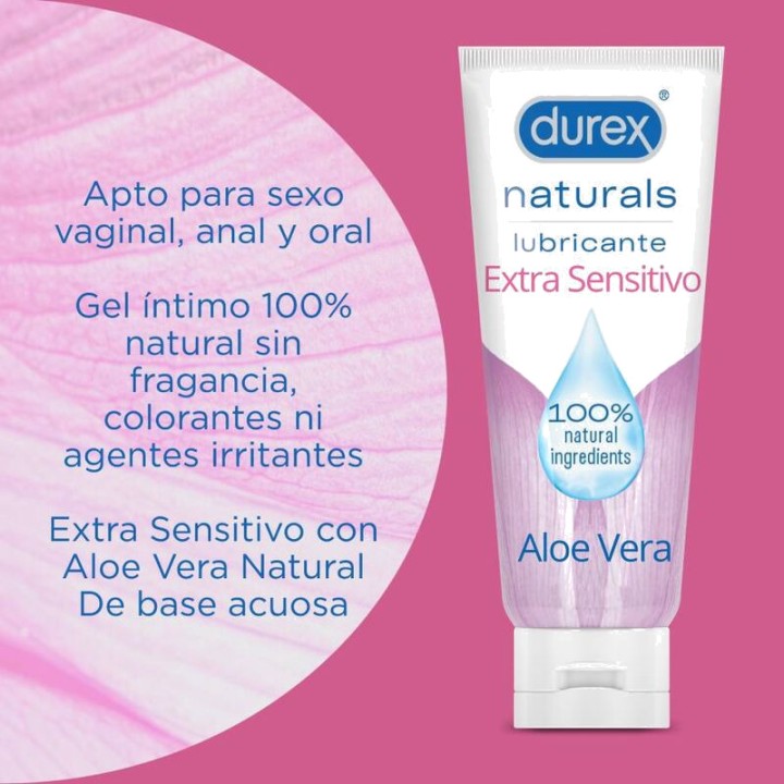 DUREX Extra-sensitive lubricant NATURALS-100ML D-231061