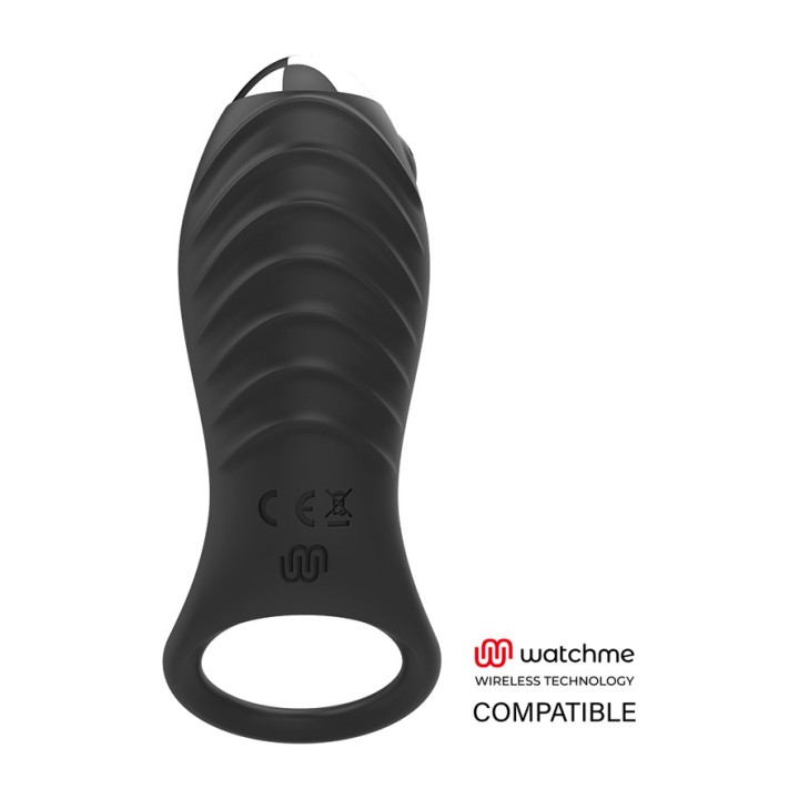 BRILLY GLAM Vibrating penis ring with remote control
