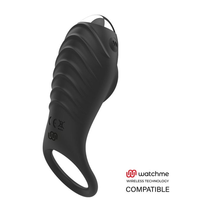 BRILLY GLAM Vibrating penis ring with remote control