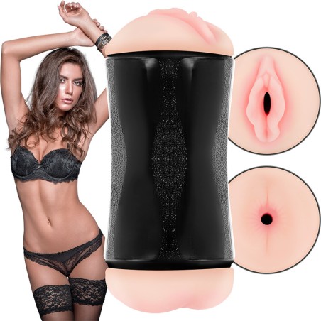 male masturbator with dual vagina and anus openings randy