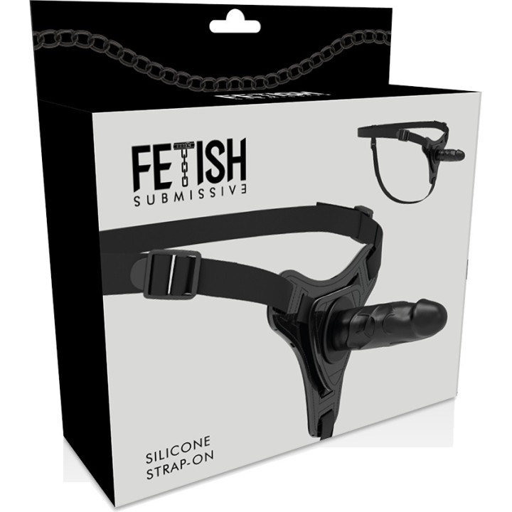 FETISH SUBMISSIVE Harness with realistic silicone dildo