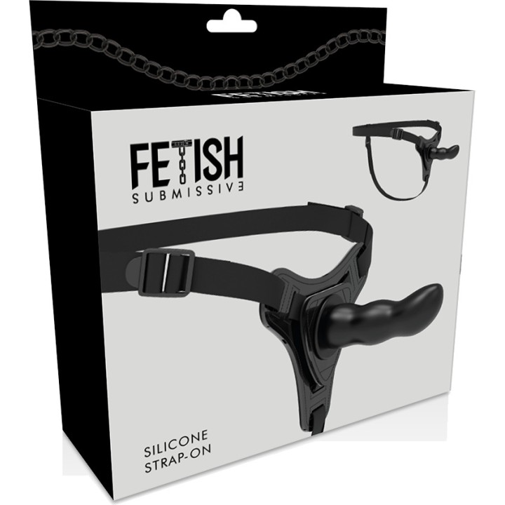 FETISH SUBMISSIVE Harness with G-spot silicone dildo