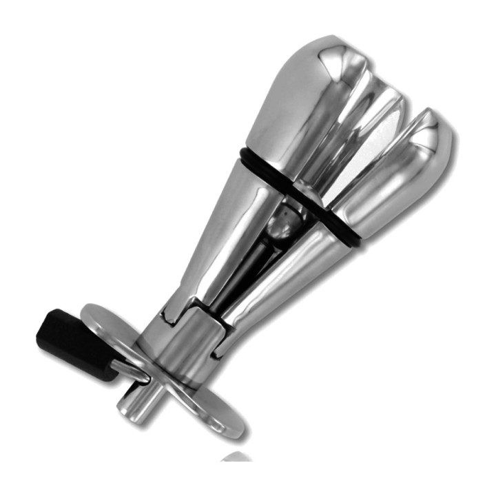 METAL HARD Abschließbarer Analplug aus Metall D-219432