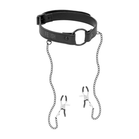 ringknebel mit nippelklemmen