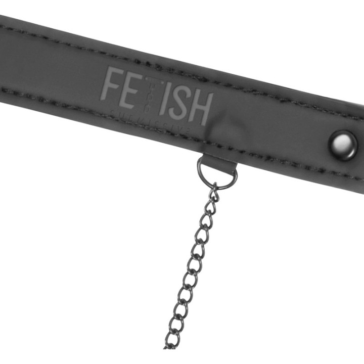 FETISH SUBMISSIVE Biteau de boucle avec pinces pour mamelons
