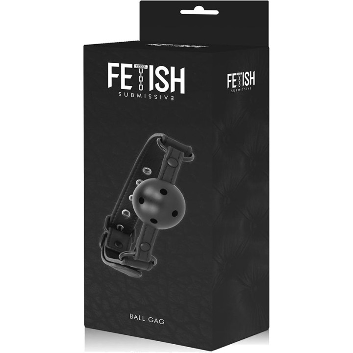 FETISH SUBMISSIVE Breathable vegan gag D-218908