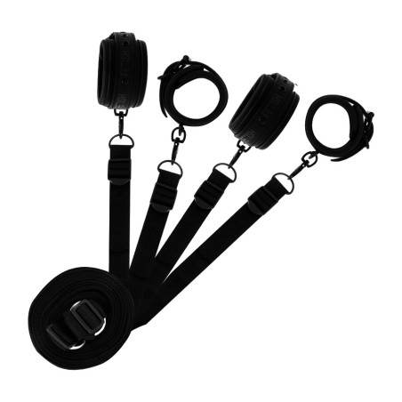 cuffs and restraints set with neoprene lining