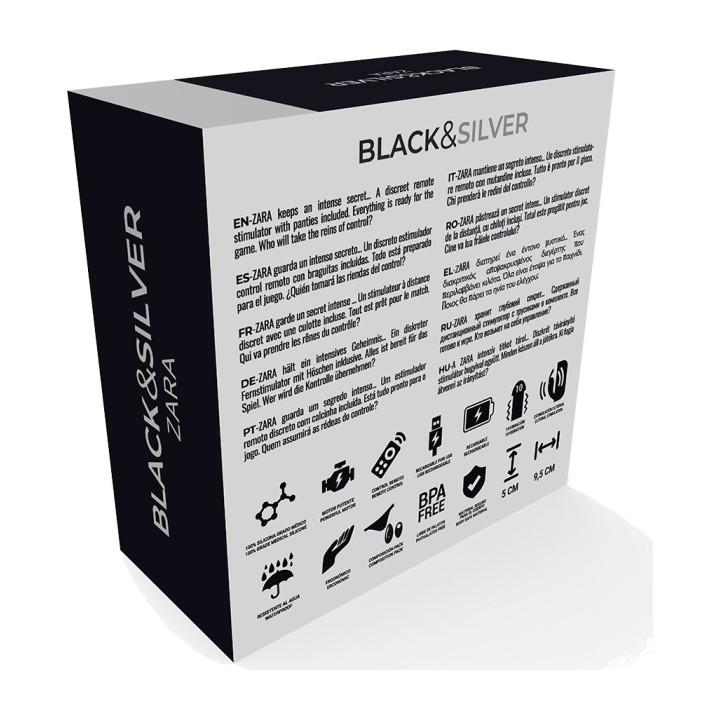 BLACKSILVER Vibrationsstimulator mit Fernbedienung und