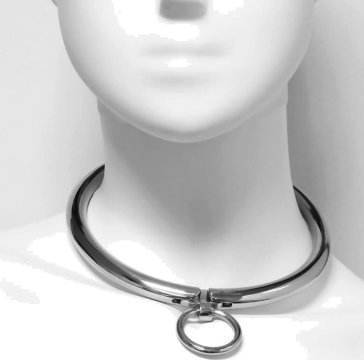 METAL HARD collar with combination lock 12 CM D-218508